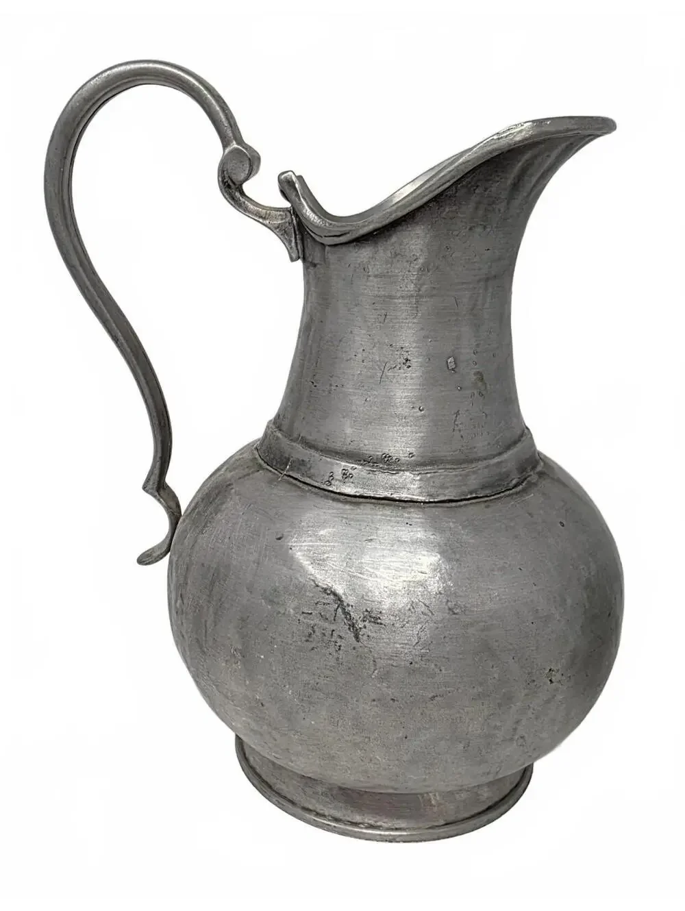 Vintage Artina SKS Zinn 95% Pewter Pitcher & 2 Goblets Grape Set
